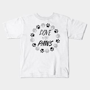 Love with Paws Kids T-Shirt